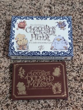 Final Fantasy Chocobo's Crystal Hunt & Chocobo's Dungeon Monsters Card Game Sets